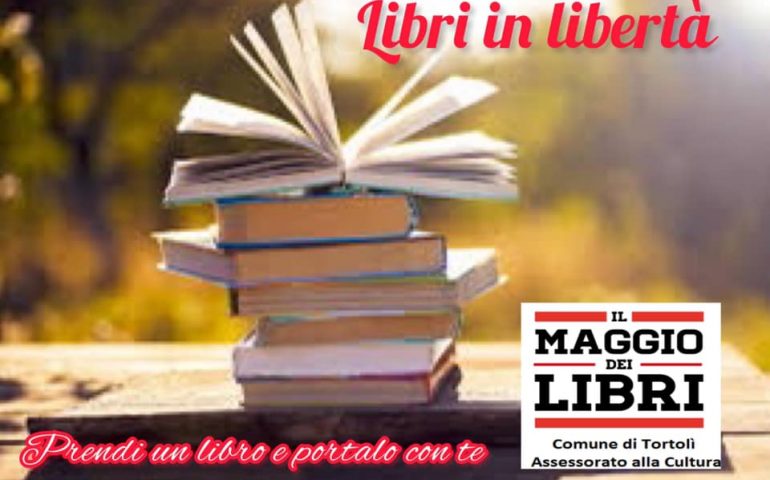Il Comune di Tortolì aderisce al Maggio dei Libri con l’iniziativa “Libri in libertà, prendi un libro e portalo con te”
