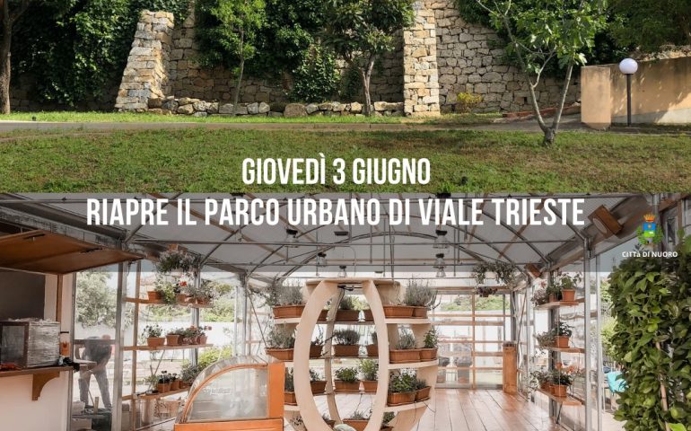 Nuoro, il 3 giungo riapre il Parco Urbano di viale Trieste: la gioia dei cittadini
