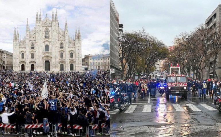 Calcio e religione, sacro e profano: quando alcuni assembramenti sono diversi dagli altri