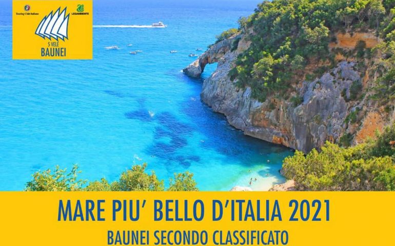 Legambiente e Touring, mare più bello d’Italia: Baunei secondo classificato