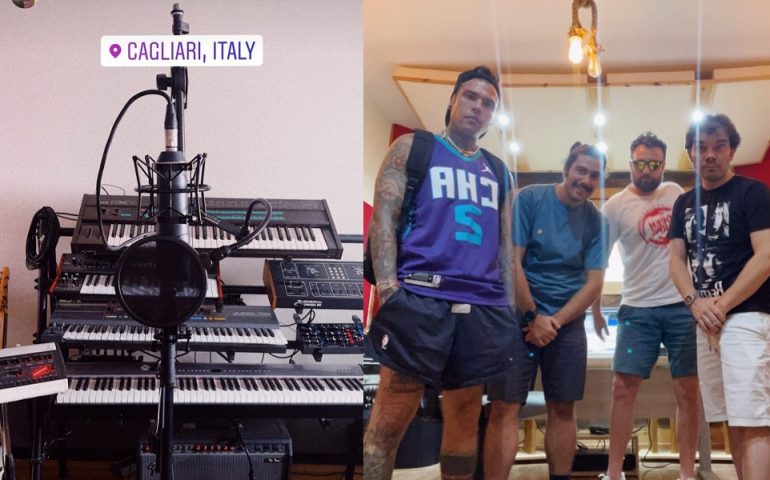 (FOTO) Fedez registra due nuove canzoni “Made in Sardinia”