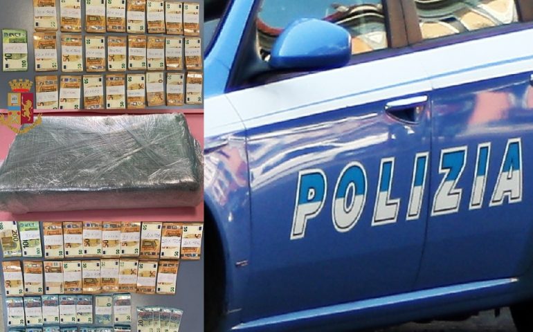 Arrestato consigliere comunale: la Polizia gli trova in macchina 1 kg di cocaina oltre a 45mila euro in contanti
