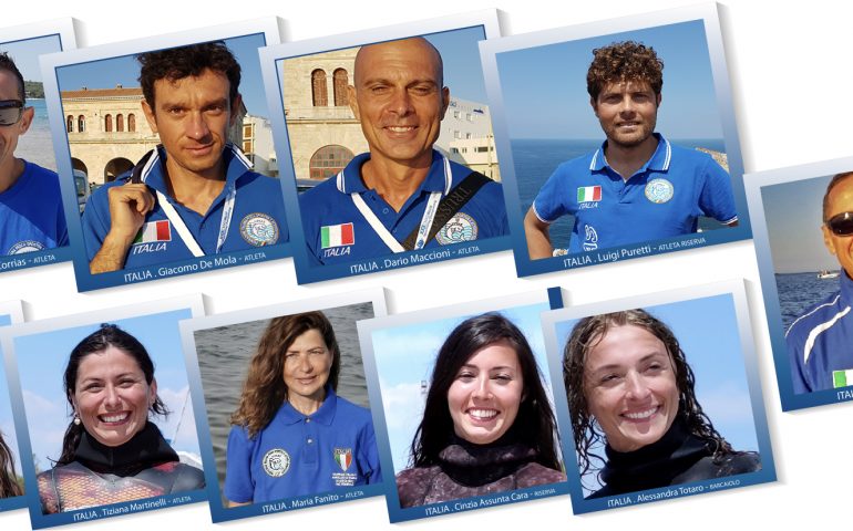 Mondiali di pesca in apnea, oggi al via ad Arbatax: per la prima volta anche il titolo femminile