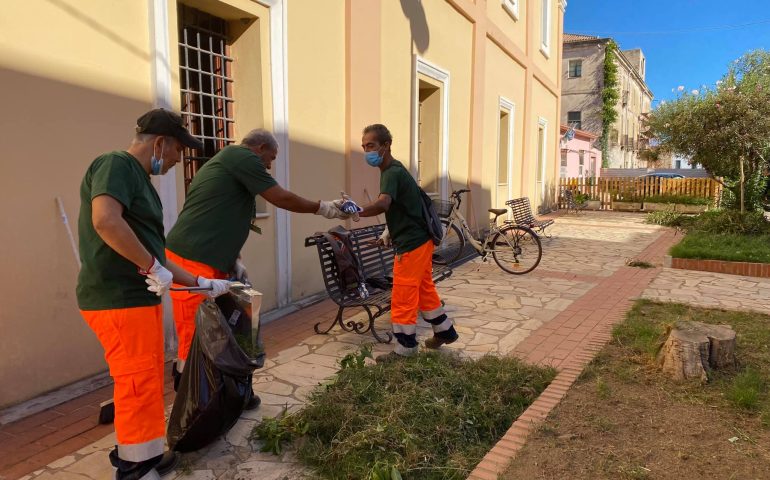 Tortolì, aperto il primo cantiere Lavoras: tre giardinieri e tre operai lavoreranno per 8 mesi