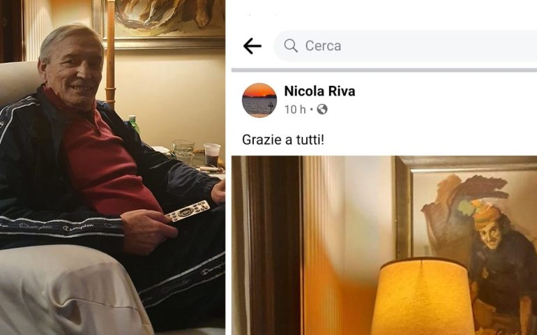 Gigi Riva sommerso di auguri per i suoi 77 anni saluta i tifosi: “Grazie a tutti”