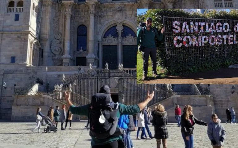 (FOTO) L’ogliastrino Manuel Nappi ha concluso il Cammino di Santiago: “Un’esperienza unica”