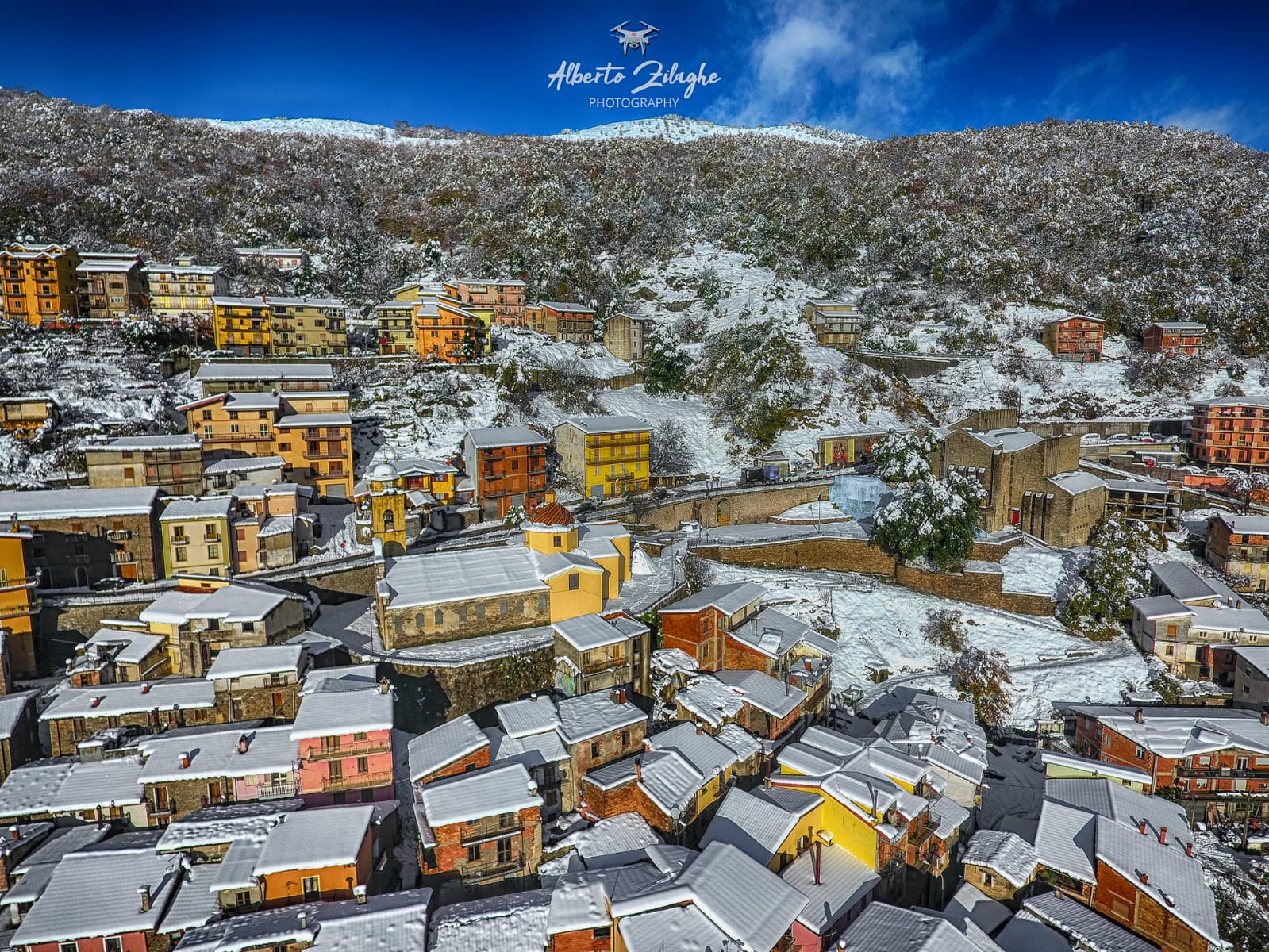 Desulo sotto la neve - Foto di Alberto Zilaghe