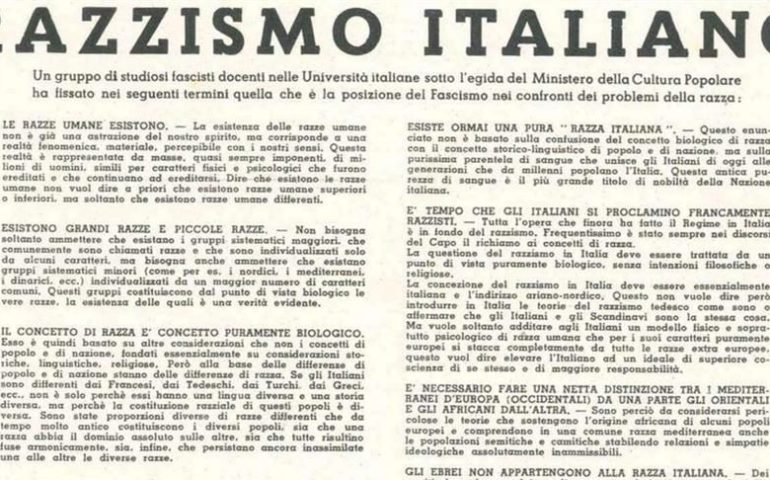 Lo sapevate? Tra i firmatari del “Manifesto della Razza” del 1938 c’era anche un sardo