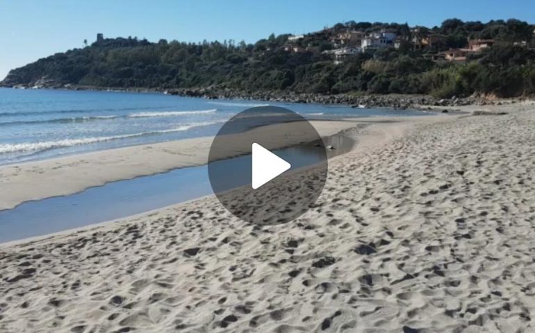 (FOTO e VIDEO) Ogliastra, cielo azzurro e mare trasparente: l’ultima domenica di gennaio a Porto Frailis