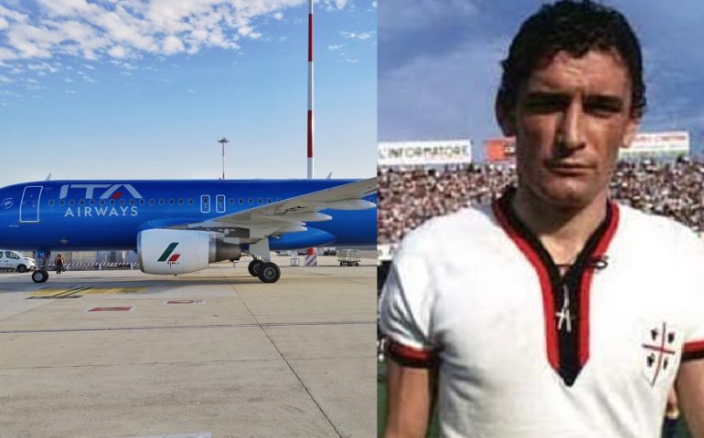 Un aereo dedicato a Gigi Riva: Ita Airways omaggia “Rombo di Tuono”