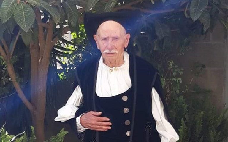 Antonio Brundu, 104 anni, il 
