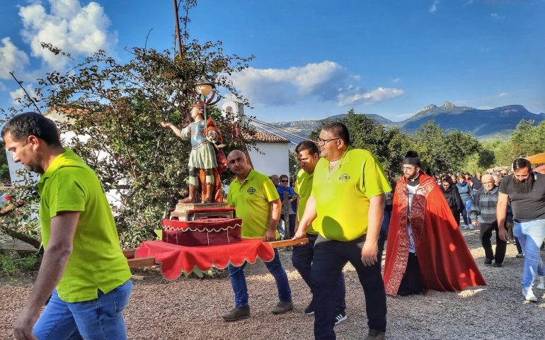 (FOTO) Anche l’Ogliastra festeggia Sant’Efisio: oggi Talana rinnova la sua fede