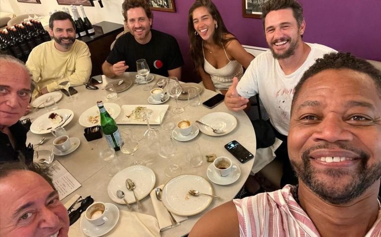 (FOTO) Il premio Oscar Cuba Gooding Jr e James Franco in Sardegna