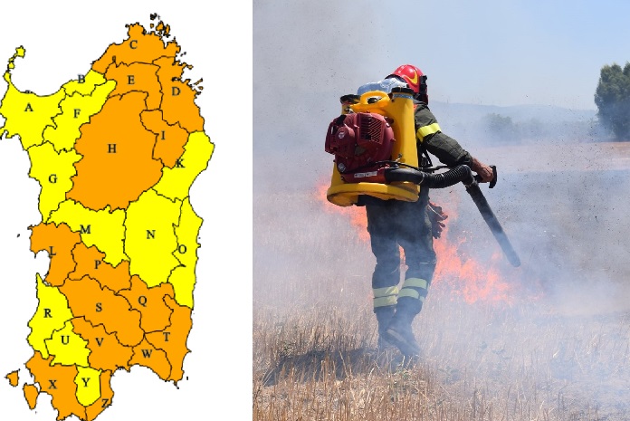 Pericolo incendi in Sardegna: domani giornata da bollino arancione con allerta alta