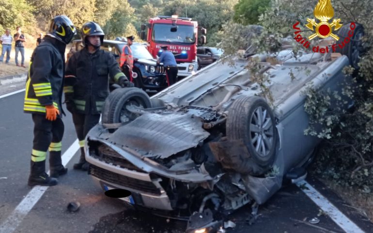 Brutto incidente nel Nuorese, un 54enne portato in ospedale