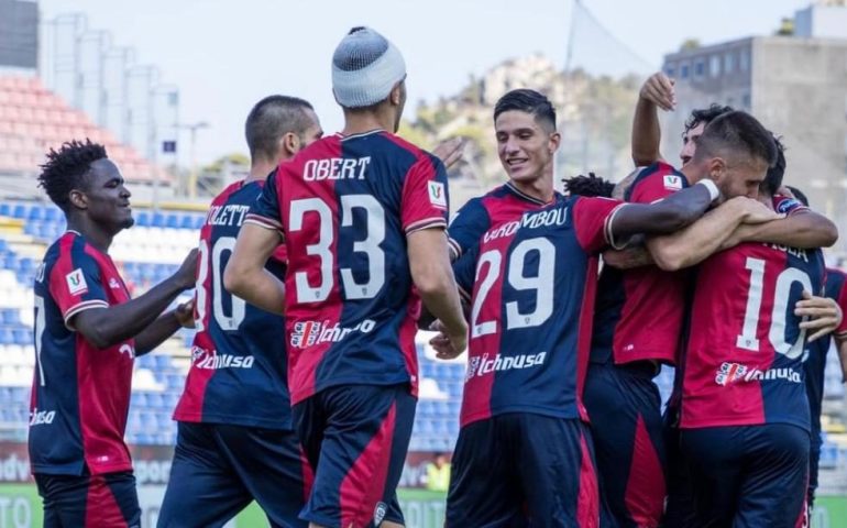 Il Cagliari riparte con una vittoria in Coppa Italia: 3-2 contro il Perugia e passaggio del turno
