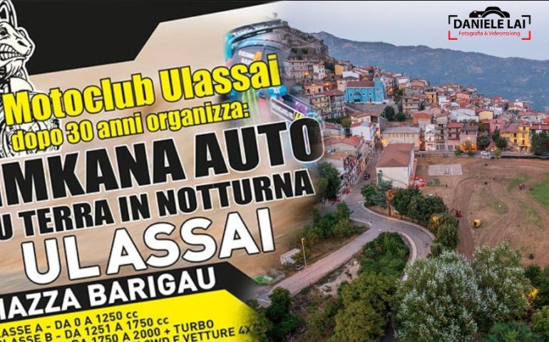 Ulassai, sabato 20 agosto ritorna la Gimkana in notturna