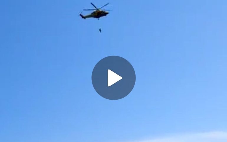 (VIDEO) Ogliastra, l’intervento dell’elisoccorso alle cale