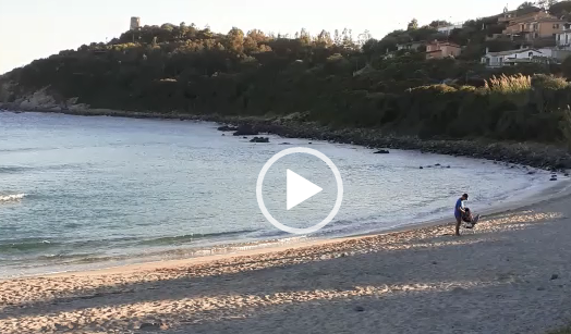 (VIDEO) La spiaggia di Porto Frailis in questo primo giorno d’ottobre