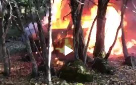 (VIDEO) Sardegna, assalto al portavalori: auto dei malviventi date alle fiamme a Badde Salighes
