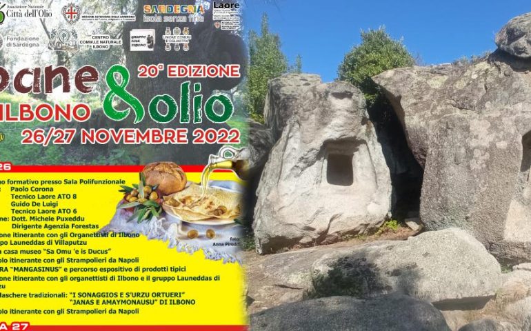 Ilbono, sabato e domenica l’atteso evento “Pane e Olio”: tra degustazione, cultura e l’area archeologica di Scerì