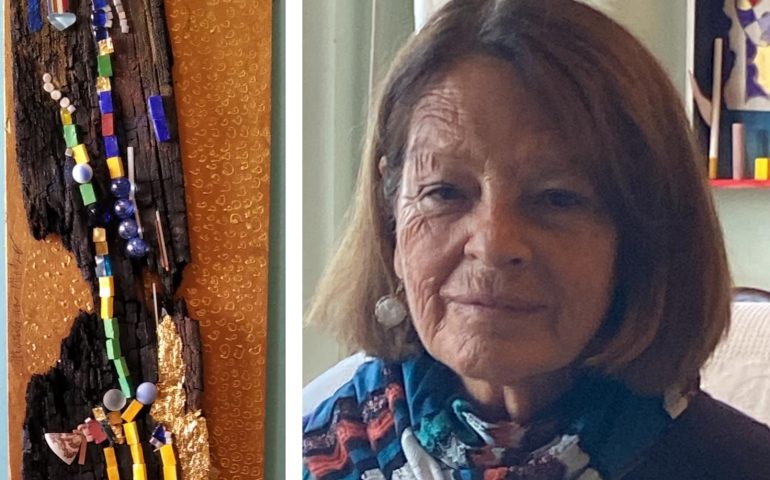 Marilena Motzo, l’artista 77enne che ha ridato vita all’ulivo di Cuglieri devastato dalle fiamme