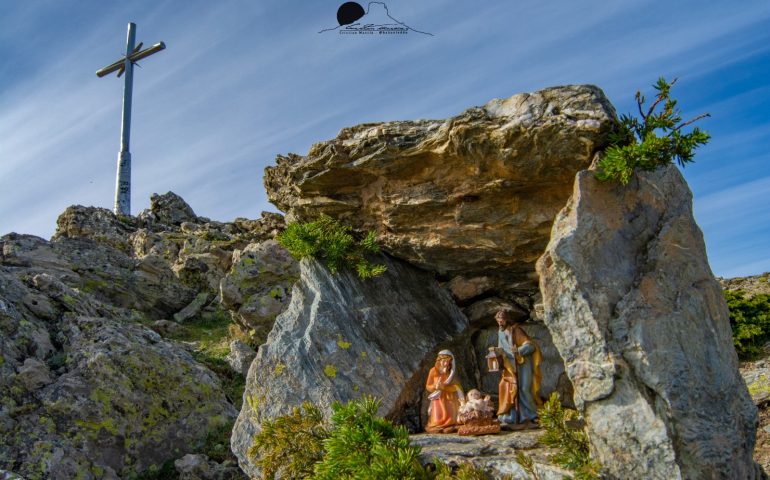 La foto del giorno: il presepe di Punta La Marmora nello scatto di Cristian Mascia