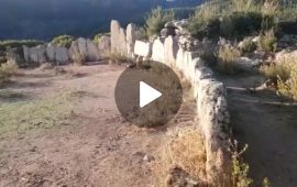 (VIDEO) Ogliastra, alla scoperta della suggestiva tomba dei giganti di Osono