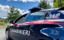 Un'auto dei Carabinieri