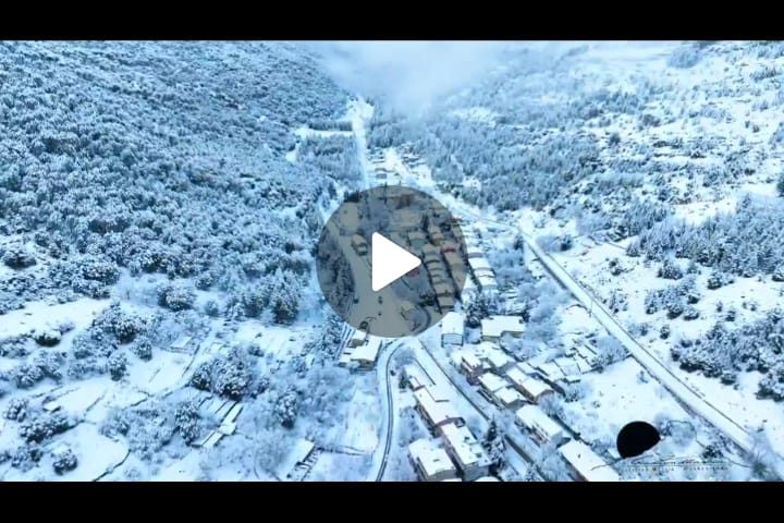 (VIDEO) La dronata mozzafiato su una Gairo Taquisara totalmente innevata