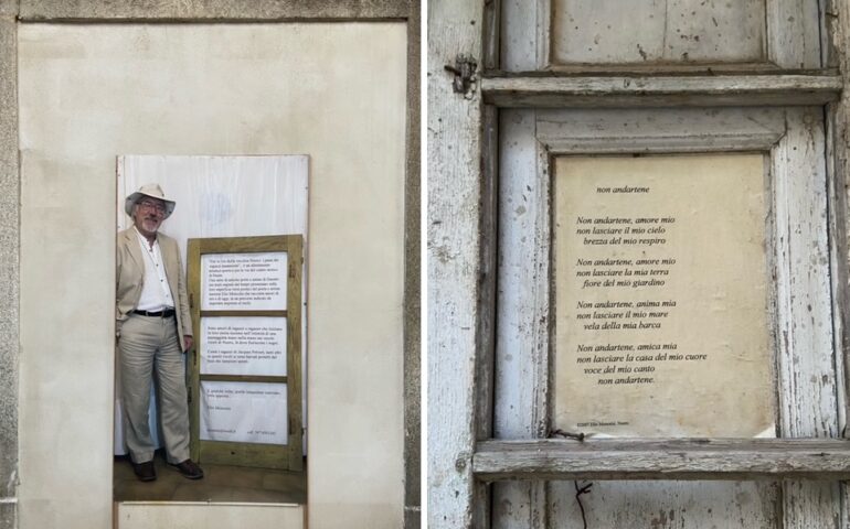 “I passi degli innamorati”: l’installazione di poesie nelle vie del centro storico di Nuoro