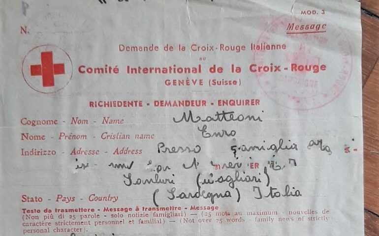 “Cerco famiglia di Sanluri che ospitò mio padre ferito durante la Seconda Guerra Mondiale”, l’appello da Firenze