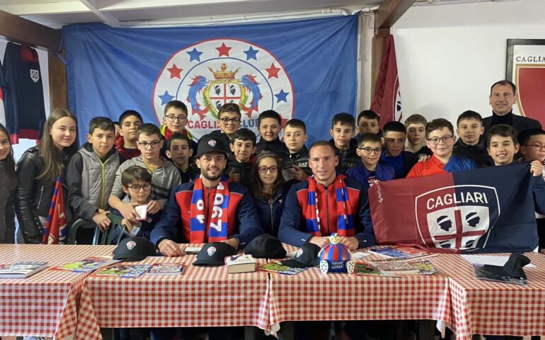 Pomeriggio rossoblù a Villagrande: Radunovic e Dossena incontrano i tifosi