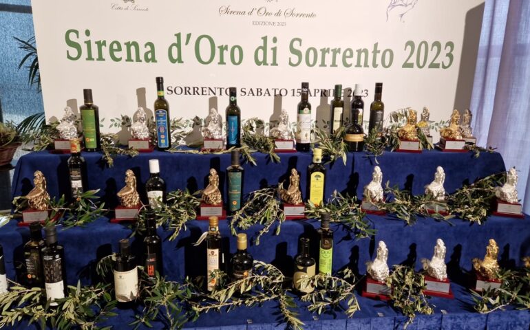 L’olio sardo si aggiudica il “Best Italian EVOO”, il “Sirena d’Oro” e sbanca al 14° concorso nazionale degli oli extravergini italiani