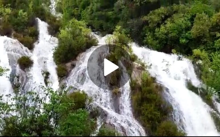 (VIDEO) Ogliastra, maggio da record per piovosità. Le cascate Lequarci danno spettacolo