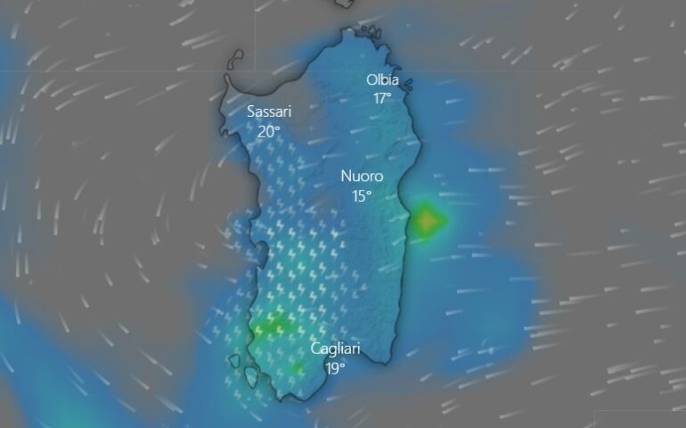 Meteo: in Sardegna è allerta. Piogge incessanti nel Nuorese