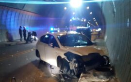 Prato Sardo, brutto incidente in galleria: traffico in tilt