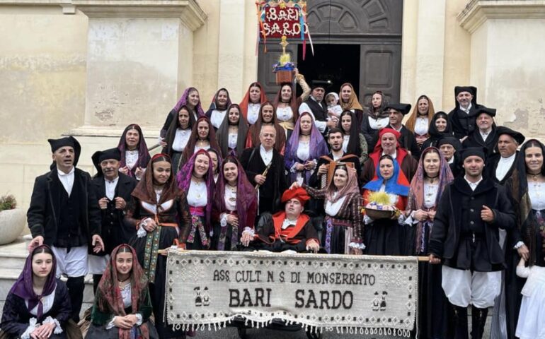 Anche l’associazione N.S. Monserrato di Bari Sardo presente alla Cavalcata Sarda