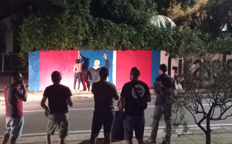 Girasole, i tifosi ogliastrini del Cagliari dedicano un murale a Mister Ranieri