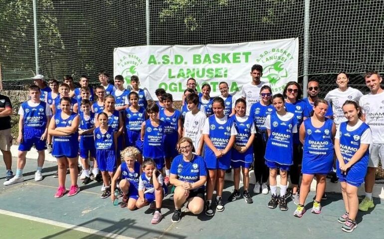 Basket, una settimana da sogno per le ragazze e i ragazzi di Lanusei con il camp della Dinamo Sassari