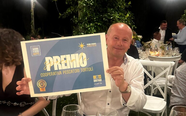 Sardinia Food Awards, la Cooperativa Pescatori Tortolì, premiata per la promozione dei prodotti ittici del territorio