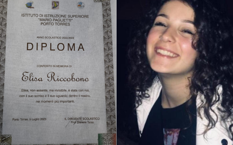 Diploma ad honorem per Elisa, morta 3 anni fa d’incidente a Porto Torres