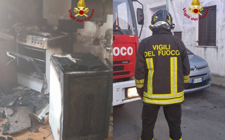 Brutta disavventura per una famiglia di turisti in vacanza: la cucina dell’appartamento prende fuoco