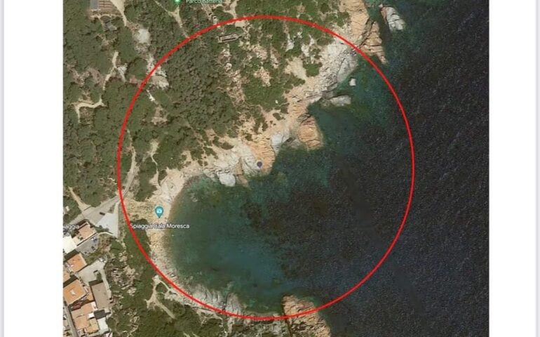 Allerta bomba a Cala Moresca: era un ordigno bellico