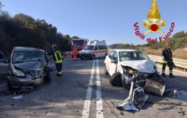 Sardegna, tragico schianto fra due auto: perde la vita un uomo di 77 anni