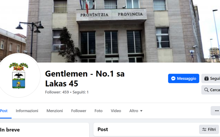 Attacco hacker alla pagina FB della Provincia di Nuoro: da ieri si chiama “Gentleman”