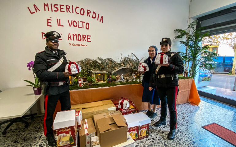 Natale, le tante iniziative dei Carabinieri di Nuoro per portare un sorriso ai meno fortunati
