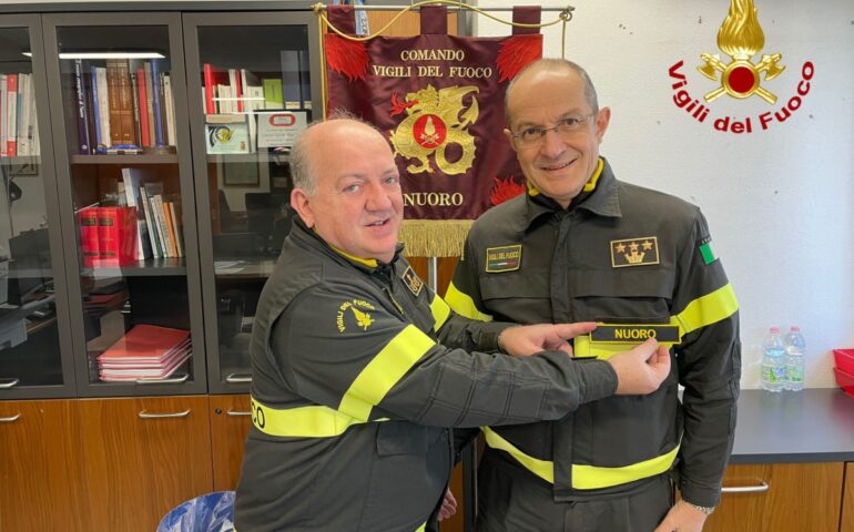 Cambio al vertice del Comando Provinciale dei Vigili del Fuoco di Nuoro: Giampaolo Lampis è il nuovo comandante