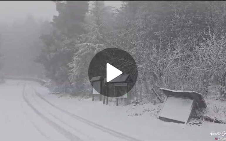 (VIDEO) Il magnifico video di Alberto Zilaghe ci porta sulle montagne di Desulo ricoperte dalla neve