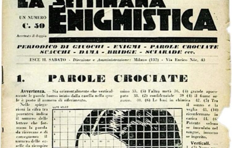Giorgio Sisini, il sardo che creò la più celebre rivista di enigmistica e il termine “parole crociate”
